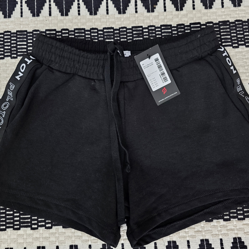 Peloton Women's Black Athletic Shorts